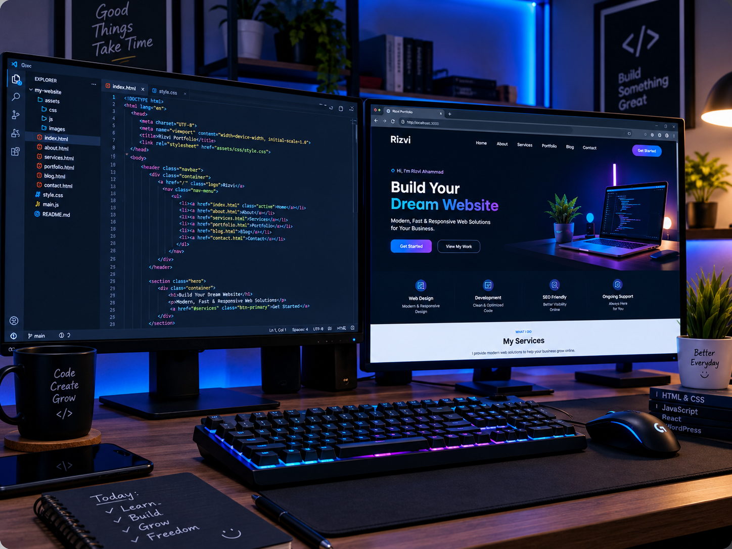 Business Website Design by S.M. Rizvi Ahammad in Khulna